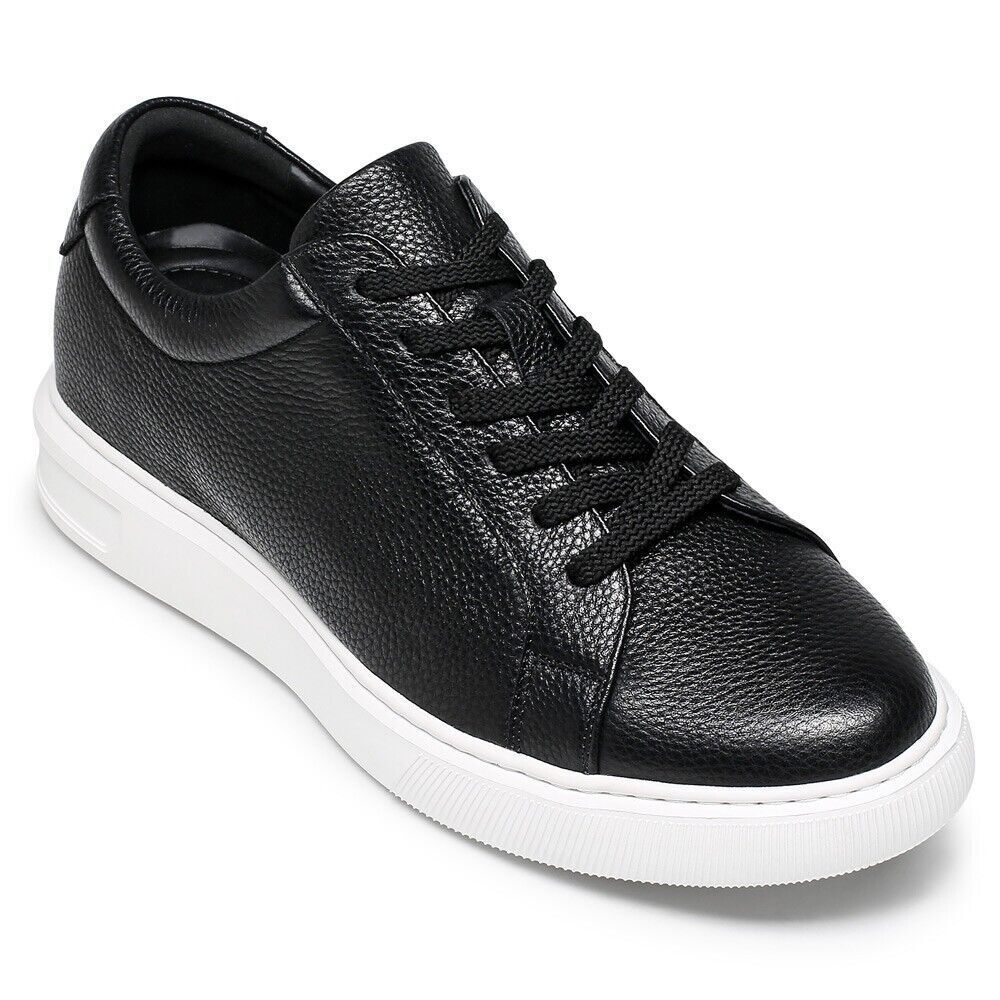 US7.5 CHAMARIPA Elevator Shoes Height Increasing black Sneaker For Men 6cm